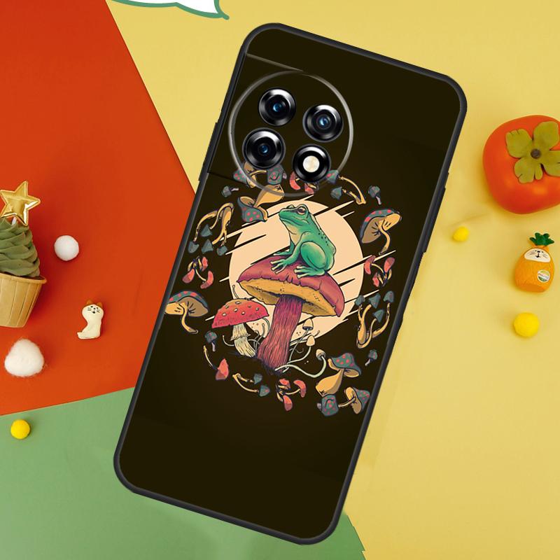 Cottagecore Frog Aesthetic Case For OnePlus Nord 5 CE 2 3 4 Lite N20 N30 OnePlus 15 13 12 11 10 10T 12R 13T 13R Cover
