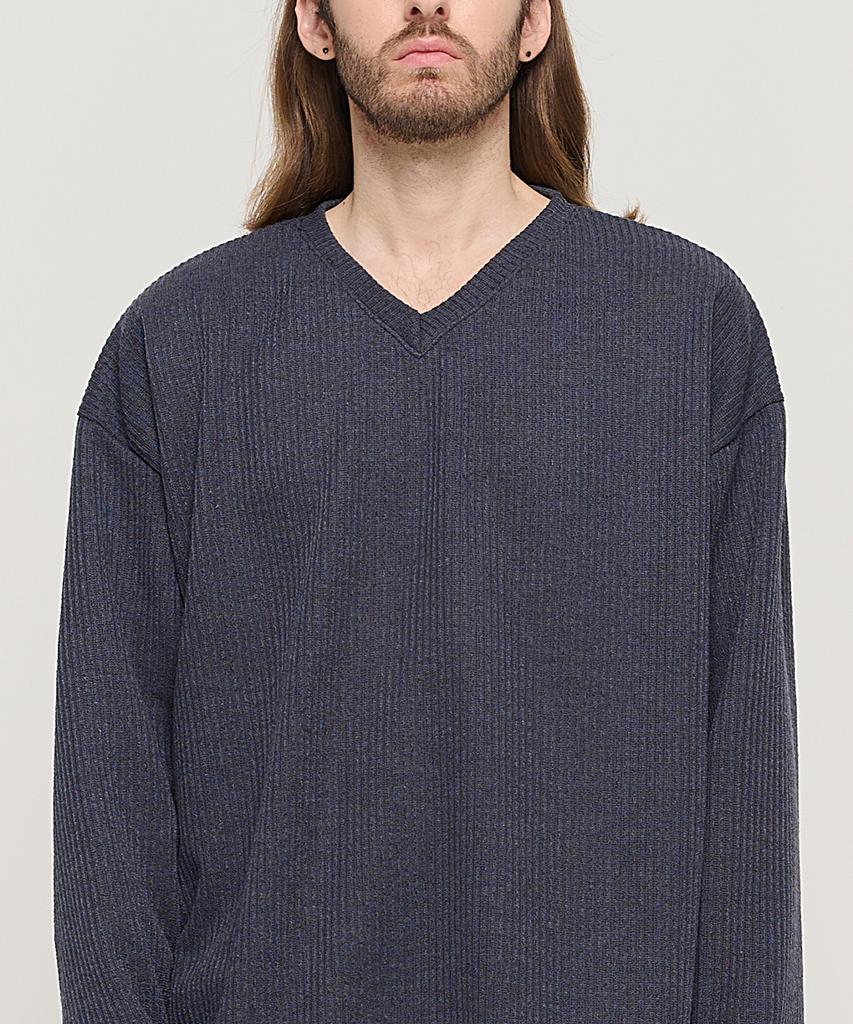 CARGOBROS Cb V-Neck Overknit (Charcoal)