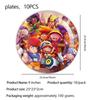 Brawl Stars Game Themed Birthday Party Tableware Paper Cups Plates Napkins Tablecloth Banner Birthday Gift Party Supplies