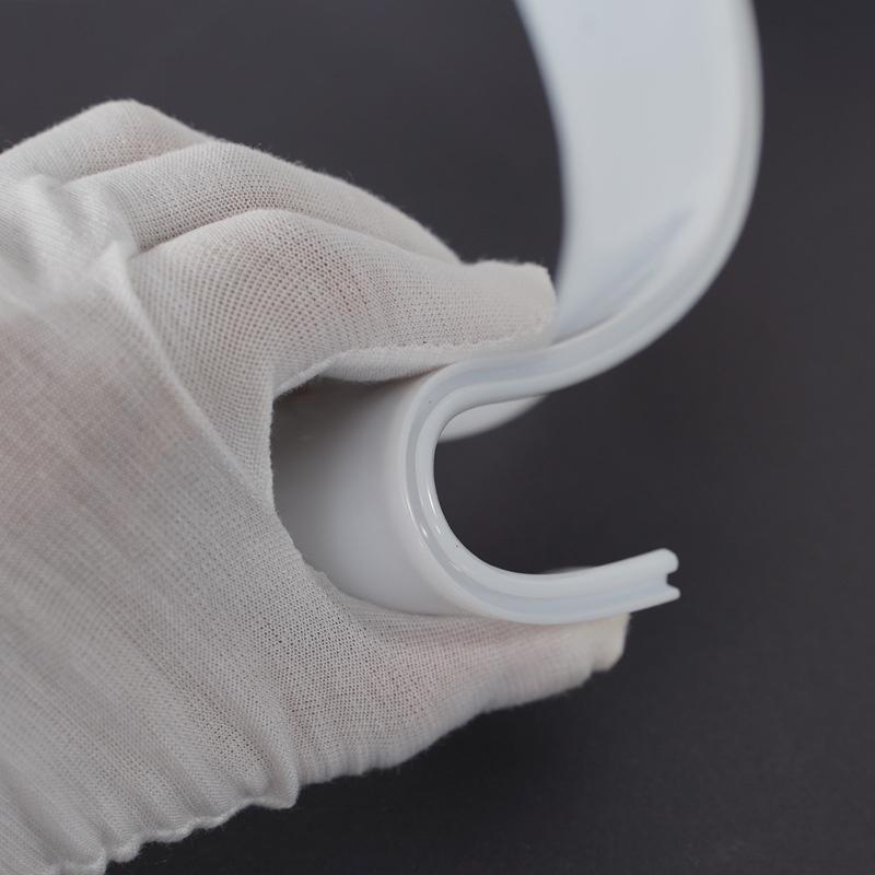 Led Aluminum Profile Silicone Flexible Pc Lampshade Milky White Cover for Cabinet Hard Bar Light Wall Decor Diy Linear Lamps