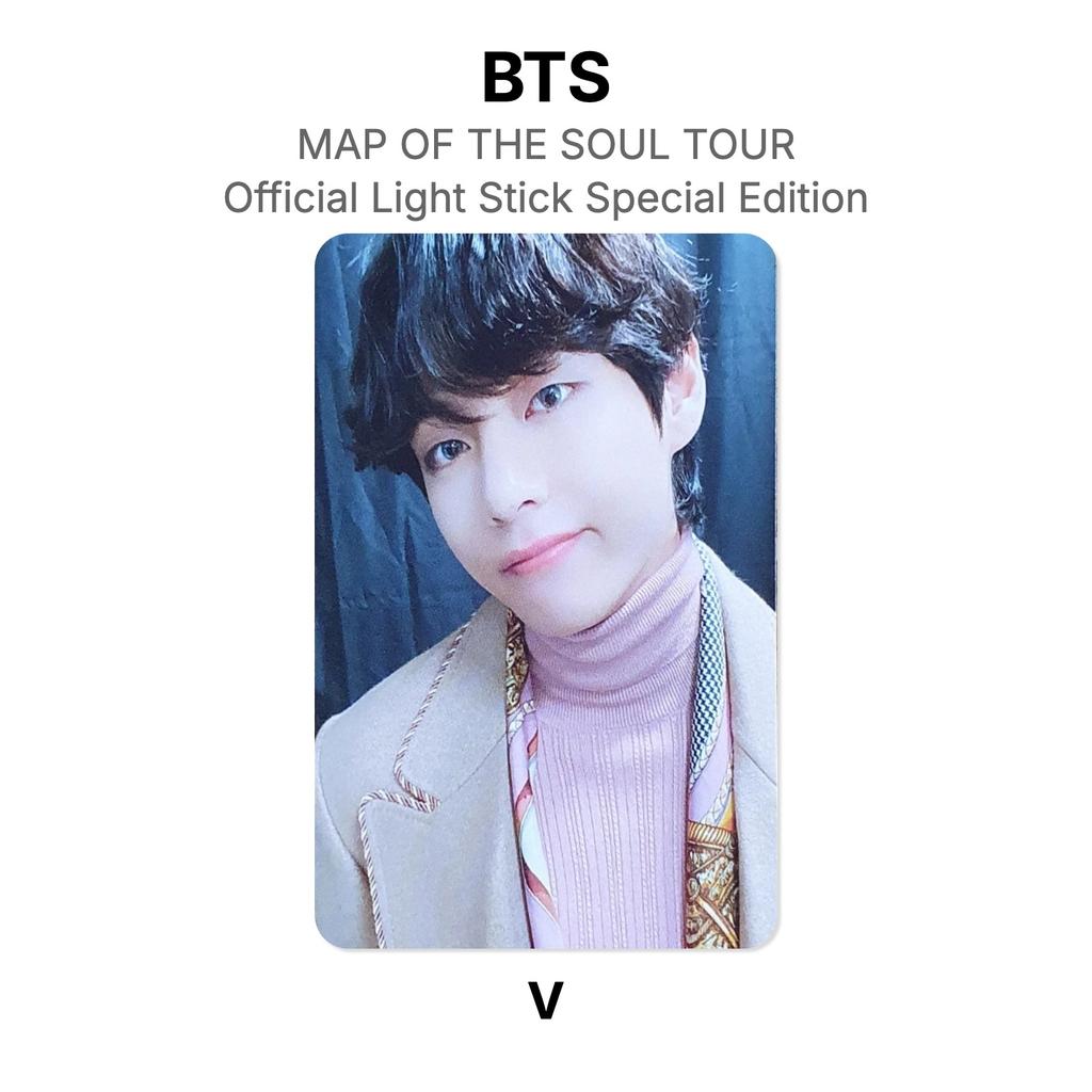 BTS MAP OF THE SOUL TOUR Official Light Stick Special Edition Official Photocard