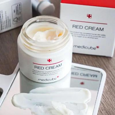 Crema rossa 2.0, Idratante, Cosmetici coreani, Kbeauty, campione