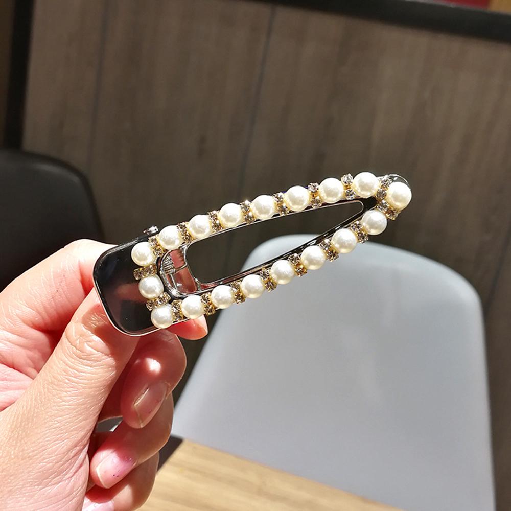 Buy Pearl Hairpin Adult Side Card Elegant Bangs Web Celebrity Hairpins ...