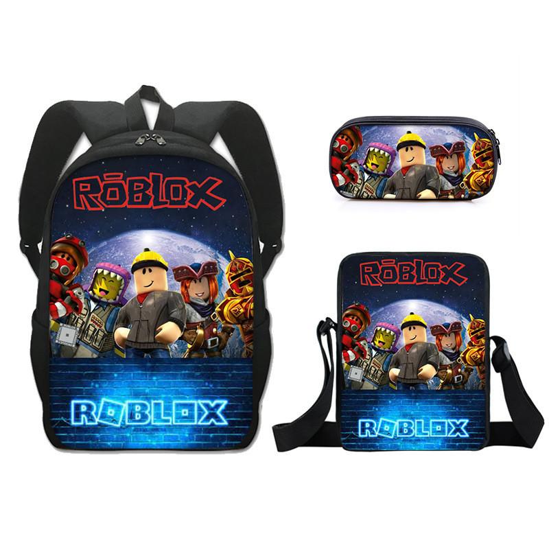Roblox Kids Backpack Set With Lightweight Oxford Fabric For School And Study Use