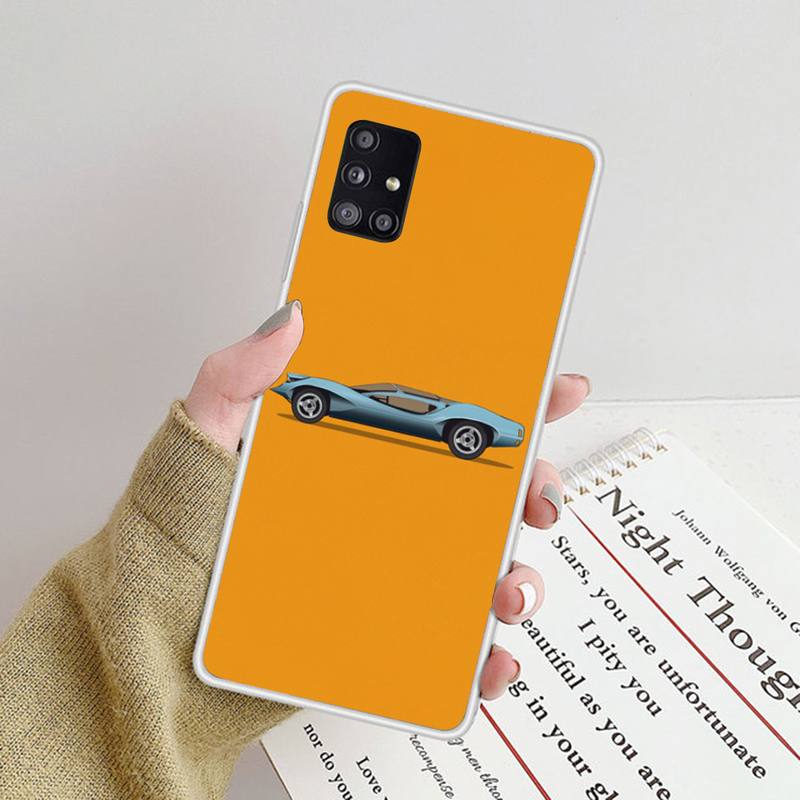 Cars And Films Phone Case For Samsung Galaxy S9 S10 Plus S10E S20FE A71 A51 A21S Clear Silicone Transparent Phone Cover