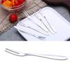 12.8*0.9cm Fruit Fork 5pcs Camping For Family Restaurant