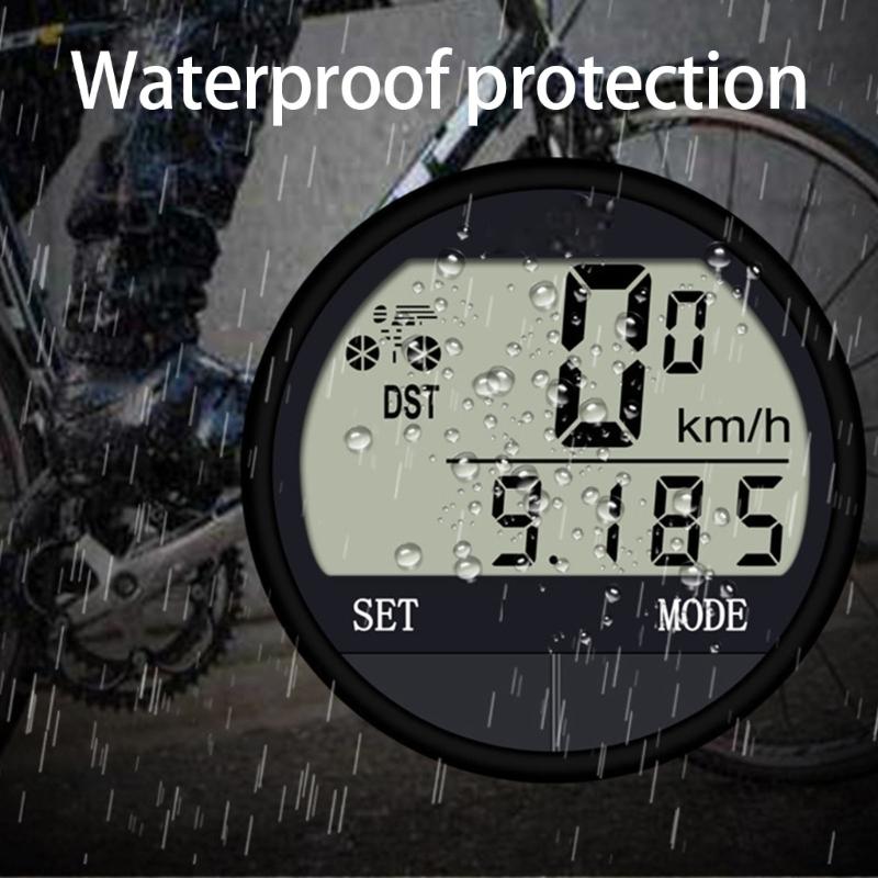 Speed Counter Code Table Bike Ride Speedometers Odometers Cycling Speed Counter for Various Weather Conditions
