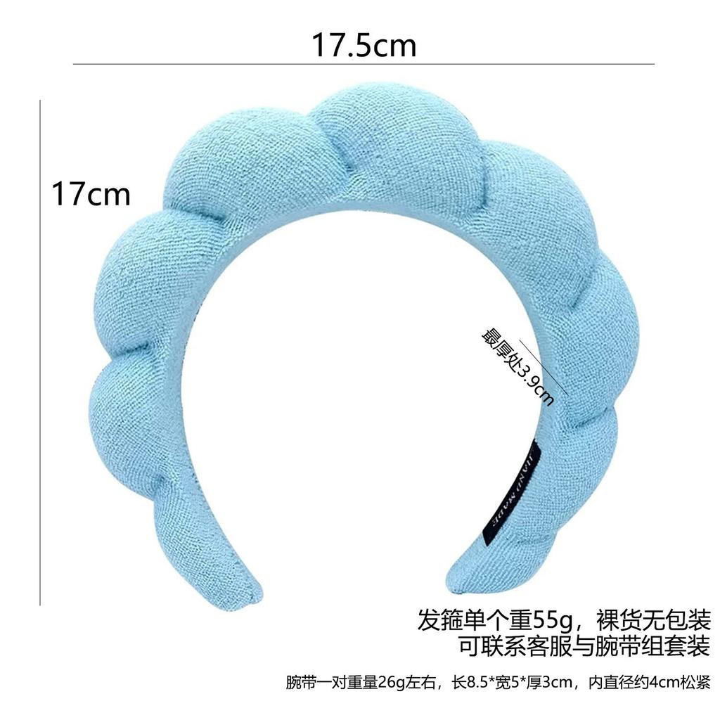 Hair Accessories Women Bathing Face Washing Sponge Headband Beauty Yoga Multi-Purpose Versatile Fixed Hair Headband