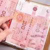 Large Capacity 100 Envelopes Money Saving Challeng PU Savings Challenges Book  for Couples
