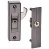 Nicchu Seisakusho GA-950DX-B Front Door Hook and Hook Lock with Key, Dimple Cylinder Type, Bronze