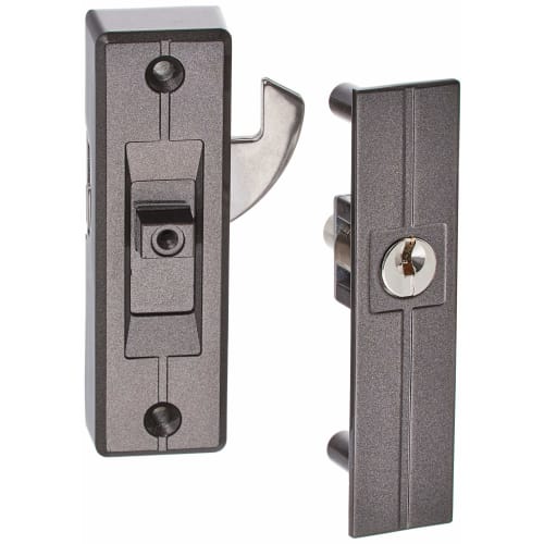 Nicchu Seisakusho GA-950DX-B Front Door Hook and Hook Lock with Key, Dimple Cylinder Type, Bronze