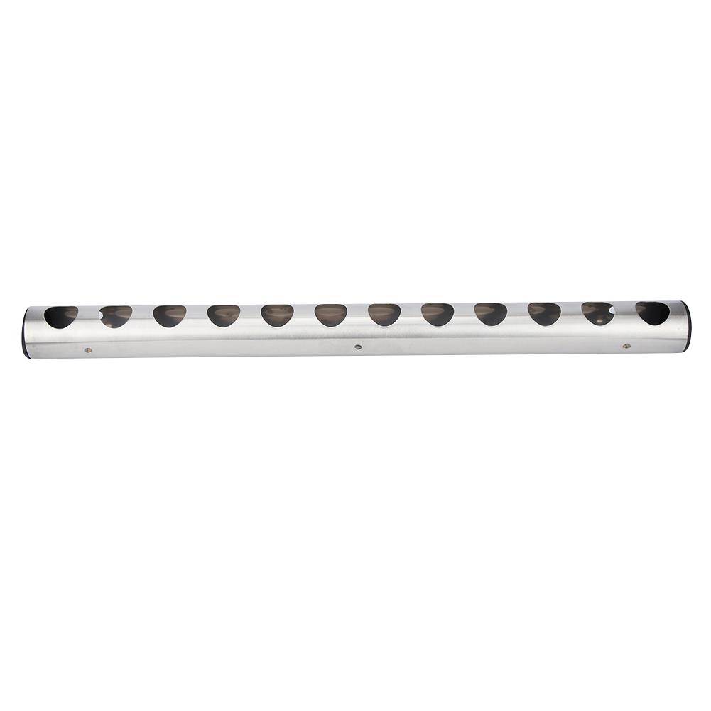 Stainless Steel Wine Rack Wall Mounted Kitchen Home Bar Holder Wines Shelves(12 Holes)
