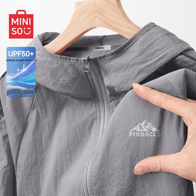 MINISO Men s Premium UV Protection Hooded Jacket L