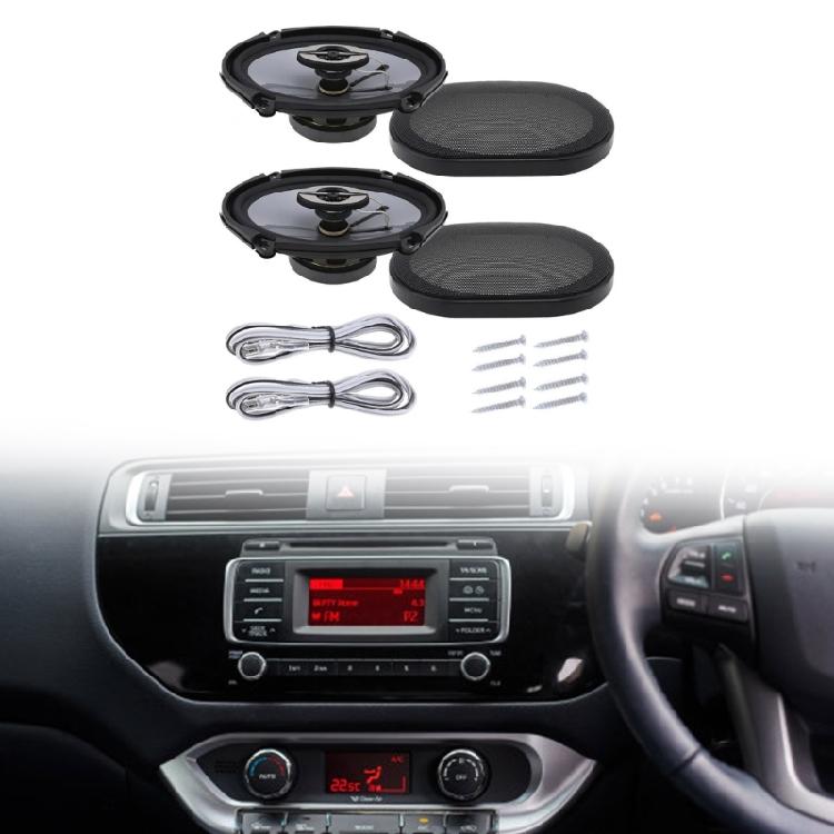 Coaxial Car Stereo Speakers Powerful Bass 380W, High Middle Tones with Easy Installation Suitable for Various Vehicles