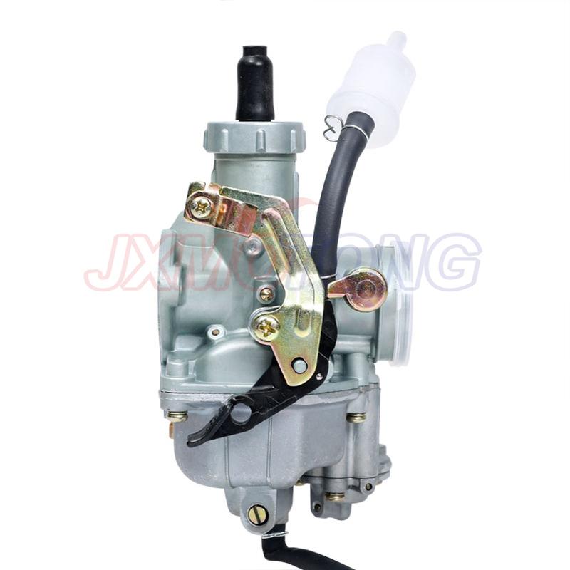 PZ27 27mm Motorcycles Carburetor With Accelerating Pump With Dual throttle cable For 4 stroke CG125cc 150cc 200cc 250cc 300cc