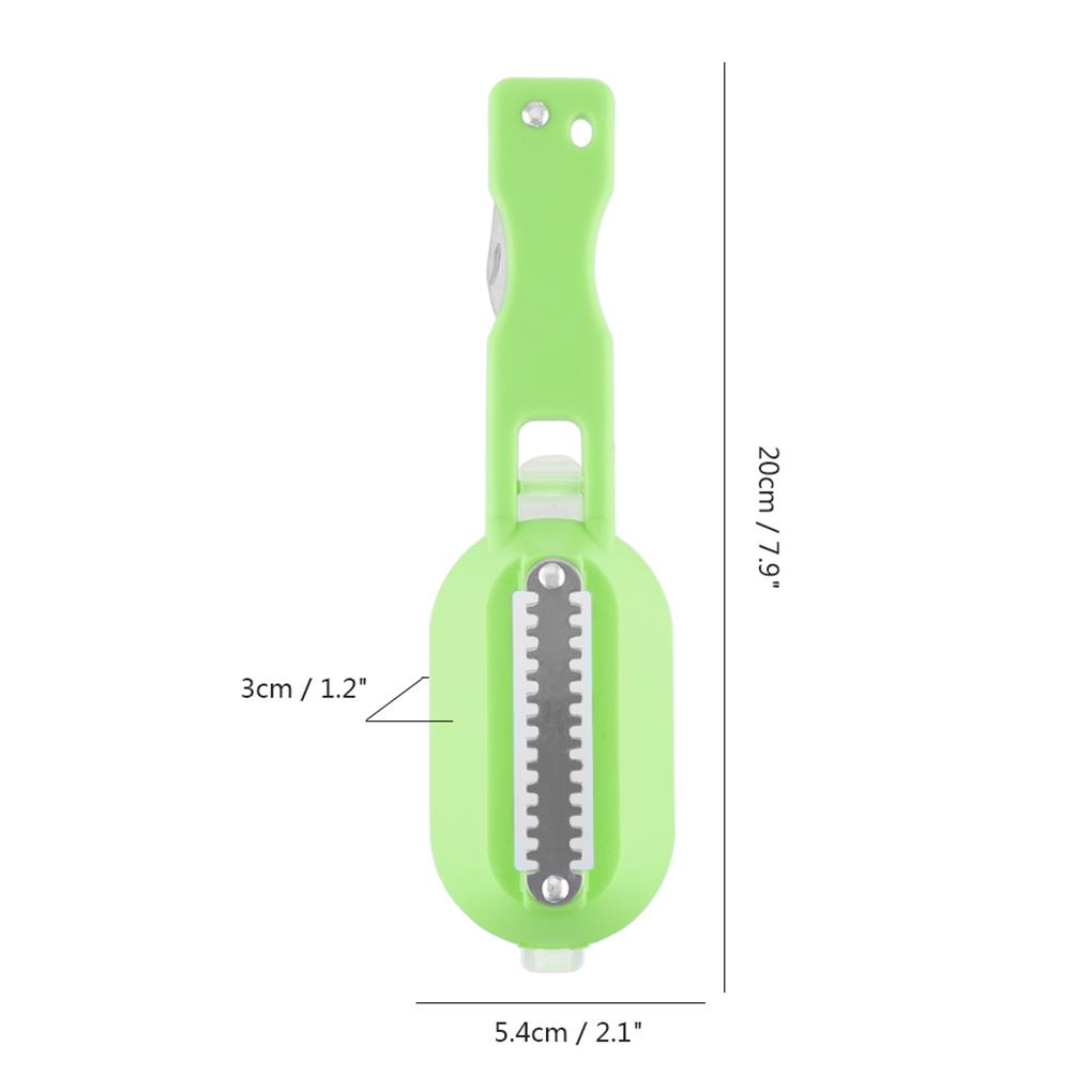 Fish Scale Planer Tool Professional Anti-skidding Cleaning Scale Exquisite Kitchen Tweezer Wear-resistant Seafood Crackers