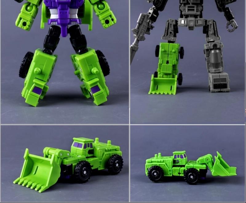 Baohaixing 6 in 1 Cool MINI 21CM Transformation Devastator Classic Toys Action Figure KO GT Truck Crane Model Robot Boy Gift