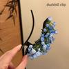 Sweet Baby's Breath Hair Clip Artificial Flower Hair Accessories High-value Hairpin Elegant Bridal Evening Headdress