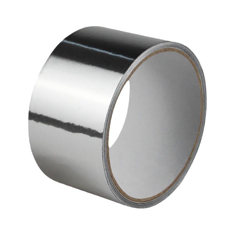 High Temp Resistant Aluminum Foil Tape: Self-Adhesive, Oil-Proof, Mold & Moisture-Resistant, Ideal for Stoves.