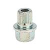VekAuto BMW Compatible Wheel Lock Nuts, Durable 36/20PT Galvanized Alloy Steel Silver Tone Anti-Theft Screw Nut Removable Key Socket