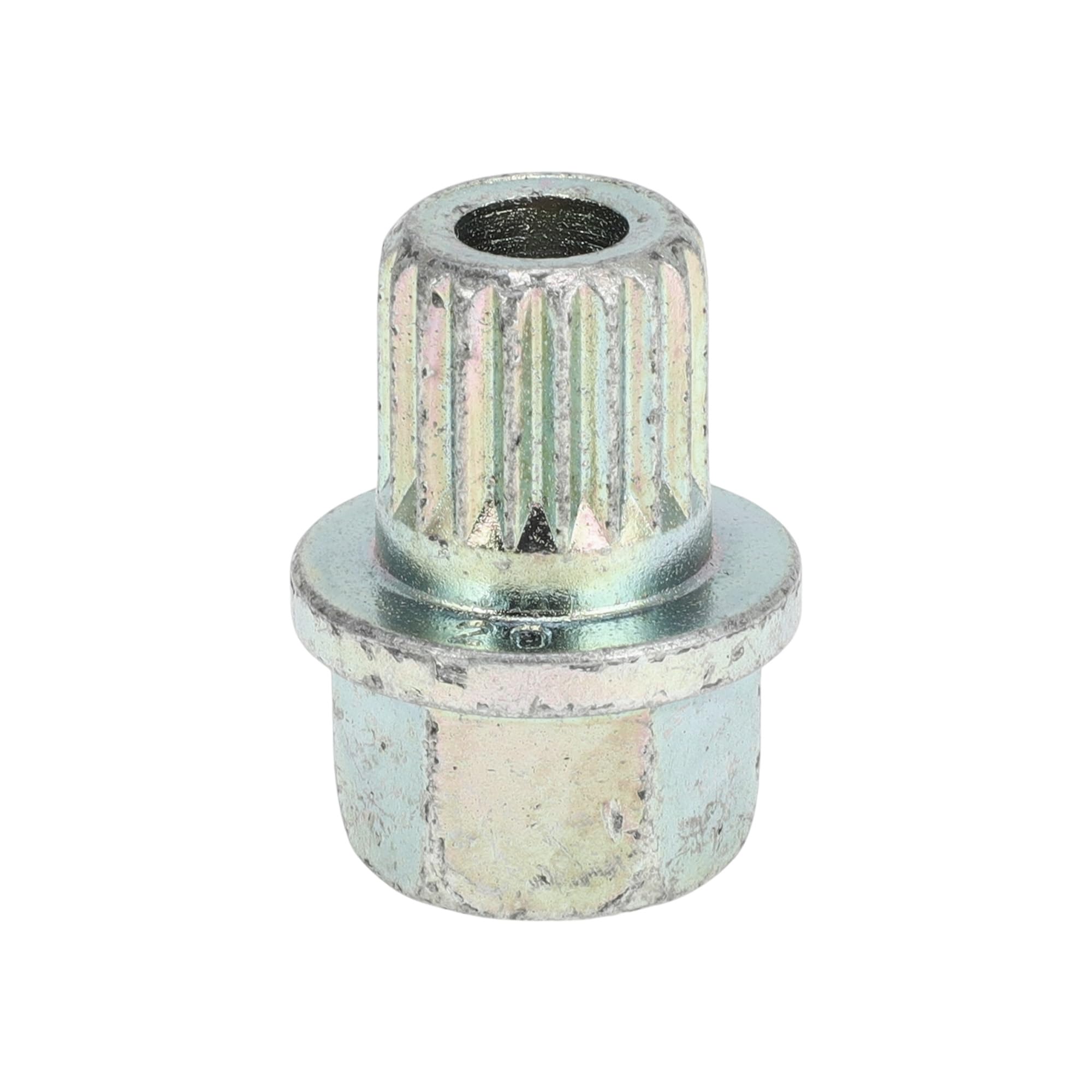 

VekAuto Совместимые с BMW колесные гайки-секретки, Прочные 36/20PT Гальванизированная легированная сталь Серебристый тон Противоугольная винтовая гайка Съемная ключевая головка