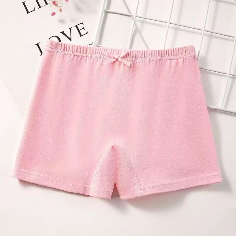 Pure Cotton Safety Pants Kids Girl Plain Color Panties Set Kids Girl Underwear Children Shorts