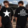 Kanye West Live v Estadio Metropolitano Tričko Pánské Dámské Harajuku Streetwear Krátký Rukáv Y2k Košile