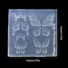 Intricate Butterfly Wing Silicone Craft Mold Reusable Tool For Epoxy Resin Art Nail Decorations Manicure Mould