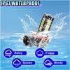 2PCS H11 Car LED Fog Light Bulbs, 12V 1500 Lumen5630 33-SMD LED Anti-fog Lights, Plug and Play DRL Power LEDs Bulbs, Universal 6500K White Super
