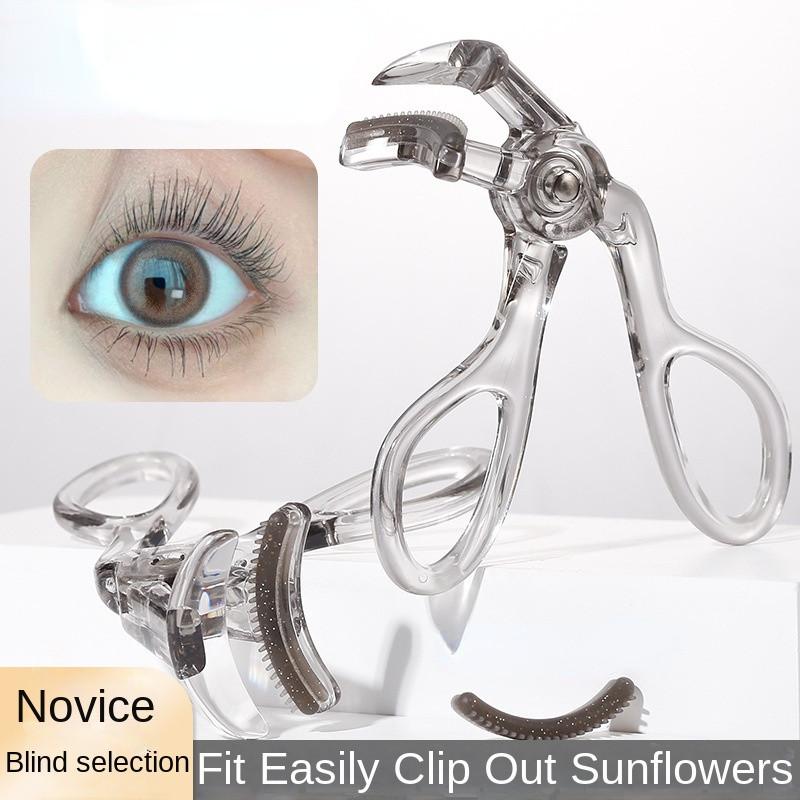 Ondulător de gene Ondulător de gene cu unghi larg Ondulător natural pentru alungire Set de durată Ondulător de gene floarea-soarelui Instrument convenabil de machiaj pentru femei