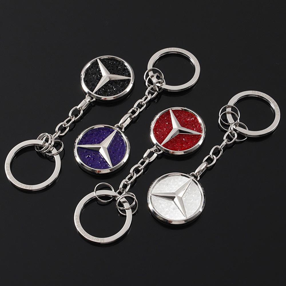 Pegatina de Coche Nuevo Llavero de Aleación de Zinc para Coche Colgante Anillo de Llave Regalos Para Mercedes Benz AMG Smart W176 W204 W203 W205 W212 W211 W124 CL