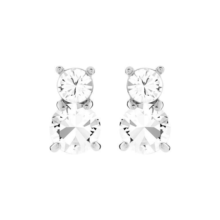 

Swarovski Stilla Bear Pattern Crystal Earrings Unisex earrings Silver 5128808 Box (Random Color),F,Silver