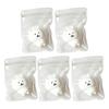 3/4/5/6Pcs Mini Bear Stress Relief Toy, Cartoon White Bear Squeeze Toy, Slow Rebound Bear Sensory Toy for Kids Adults, Party Favors