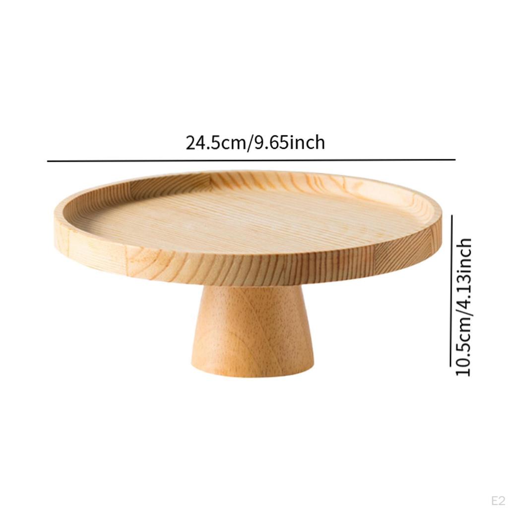 Cake Stand Cupcake Pedestal Pastry Dessert Display Plate for Reception Baby Shower