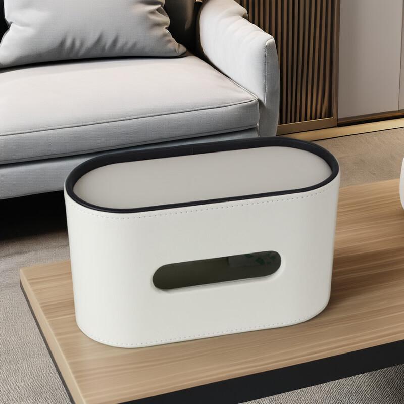 cmaos Cream White Oval Tissue Box