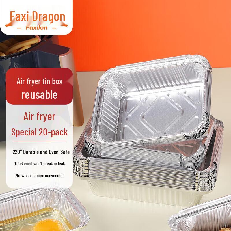 Faxilon 600ml Aluminiumfolien-Mahlzeitvorbereitungsbehälter