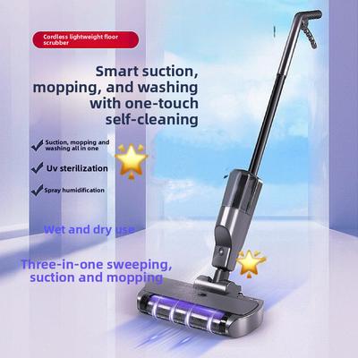 Handheld Cordless Hard Floor Sweeper Vacuum Cleaner Wireless Electric Mop Cleaner Automatic Wet & Dry Home Cleaner