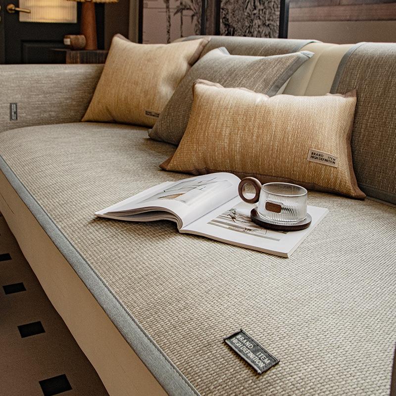 

Rattan Mat Sofa Cushion Summer Mat Seat Cushion Non-Slip Sofa Cover Cover Cover New Ice Silk Summer Cool Cushion 70*70cm