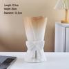 Simple Ceramic Hydroponic Vase: Creative Desktop Ornament and Living Room Décor