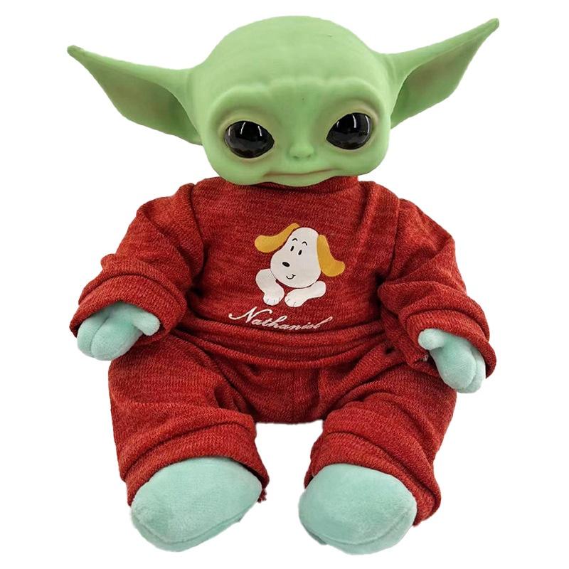 Yoda Baby Plush Doll Mandalorian Christmas Infant Toy Alien Figurine