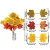 Autumn Leaf Plant Bouquet Artificial Maple Leaf Fake Fallen Leaves Rattan Simulated Maple Leaf Garland Thanksgiving Decoration