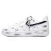 Air Force 1 Slip Resistant, Abrasion Resistant, Lightweight Low Top Skateboard Shoes Men's Black White CW2288-111(Team18-)