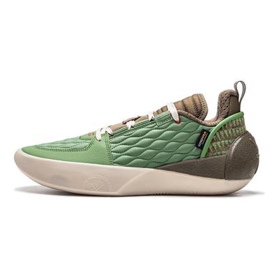 Li Ning All City 12 Encore Basketballschuhe Herren Sneaker Stone-Moosgrün ABAU051-3