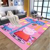 Peppa Pig Pattern Rug, Indoor/Outdoor Mat, for Picnic, Gameroom, Bedroom, Office, Living Room, Home Decor Carpet, Birthday Gift