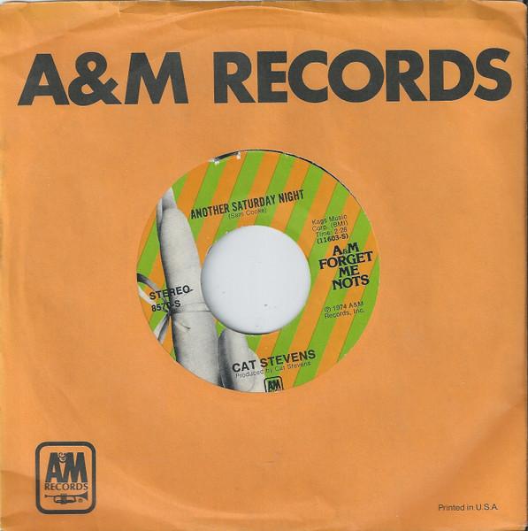 

7inch Record CAT STEVENS - Another Saturday Night 8570S A&M Records US Pop Used