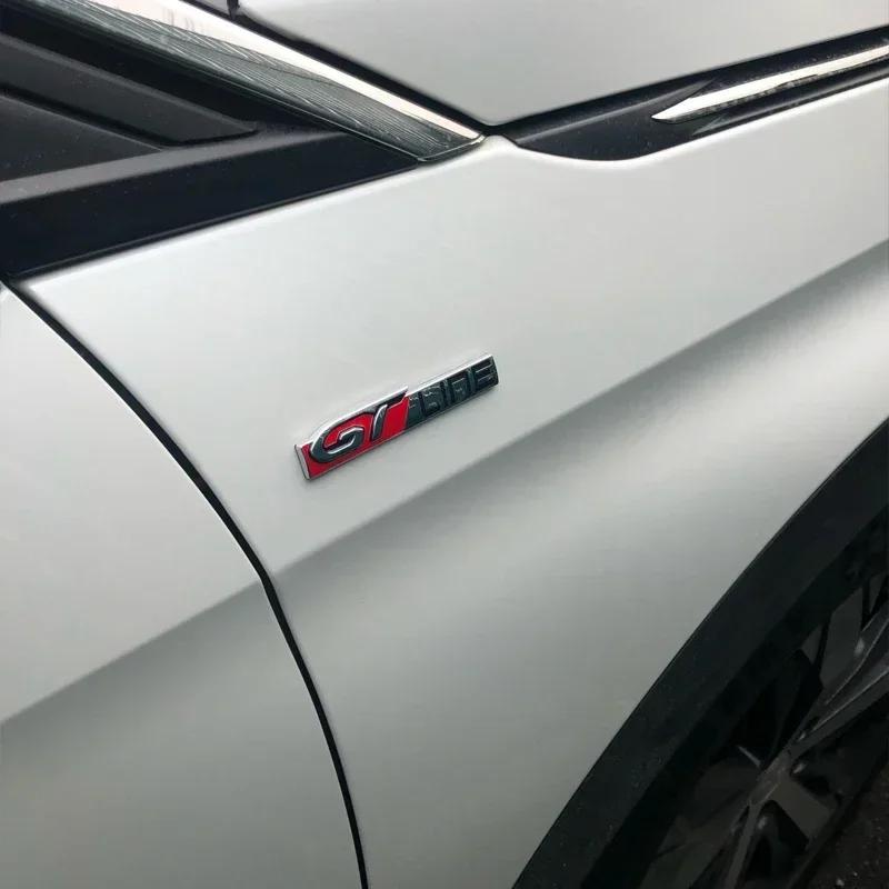 SKTF2 For Peugeot GT Line Logo 308 508 Rear Boot Tailgate Emblem Side Fender Badge Decals 3008 5008 Renault KIA Stickers Stinger