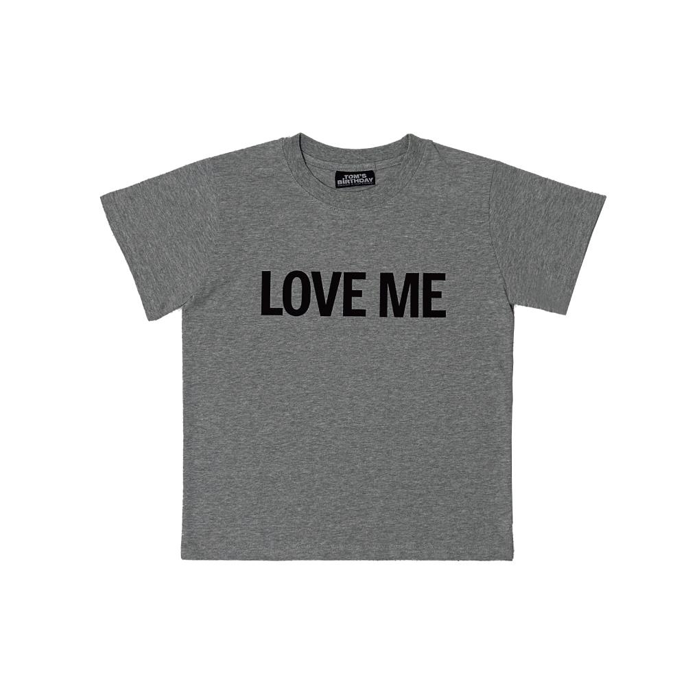 Tomseubeolseudei Love Me Half T-Shirt Gray