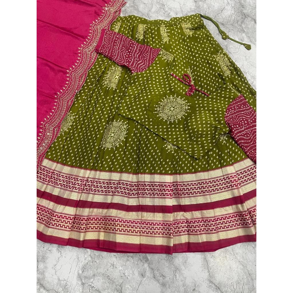 Indian Traditional Ethnic Lehenga Choli Dupatta Set Women's Desigenr Lehenga Set