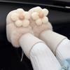 Soft Velvet Baby Shoes & Socks, Non-slip, 6-12 Months, Warm Winter Design for Girls