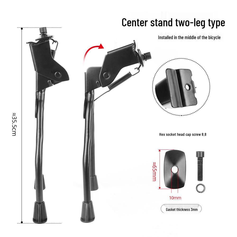 Double-Leg Center Kickstand for 26-29 Inch Mountain Bikes
